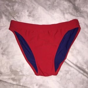 Club Swim Red Bikini Bottoms